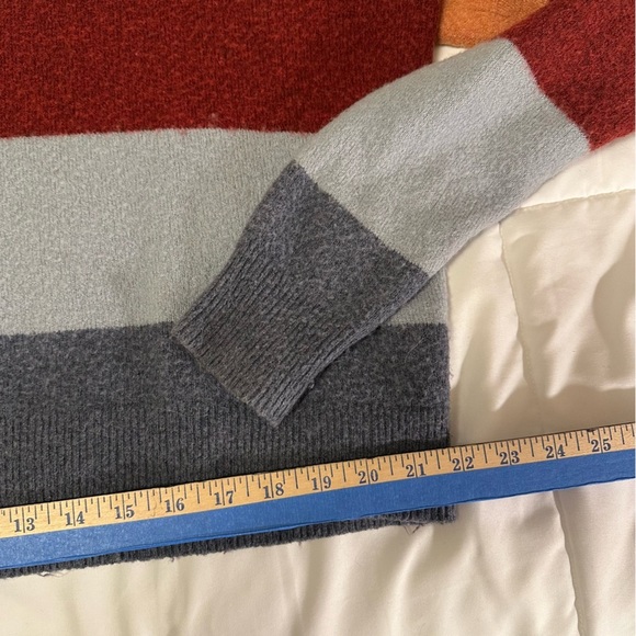 Madewell Crofton Striped Pullover Sweater in Coziest Yarn Size M mm (f6 - Picture 9 of 13